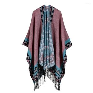 Party Supplies Women Diamond Fringe Shawl Lifting Imitation Cashmere Cape Cloak