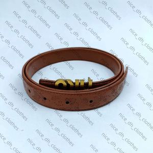 Miui Belt Designer Womens Mmiumiu Belt Official Website Miui Same High Quality Cowhide Classic Gold Logo Letter Mens 444