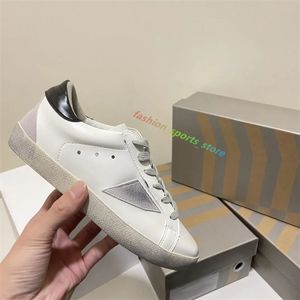 Nuova scarpa casual scarpa scarpa in pelle scamosciata di lusso in pelle scamosciata da uomo sneaker womens dimensioni 35-44 designer bianco golden golden in pelle bassa scarpe da tennis a bassa escursione allenatore sportivo shoke s6