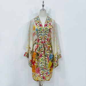 Den nya 2024 Summer Silk Printed Dress visar lyx