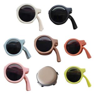 Sunglasses Childrens Sunglasses Boys and Girls Preschool Sunglasses Childrens Sunglasses Party Boys and Girls Pocket Folding Glasses d240513