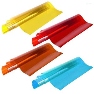 Fönsterklistermärken Transparent dekorativ glasklistermärke Film Solar Tint Adhesive Anti UV Pet Color 60x100cm