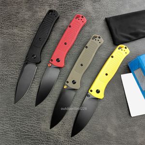 4 Styles BM Bugout 535 Axis Tactical Folding Knife S30V Blad Nylon Wave Fiber Handle Outdoor EDC Tool Survival Portable Camping Hunting Pocket Knives