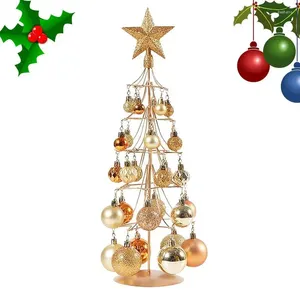 Decoração de festa livre em pé de natal ornamento árvore em espiral spiral stand suprimentos de férias bola bobina