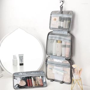 Sacos de armazenamento viajar bolsa à prova d'água dobrável e molhado separação higiênica masculina de cosméticos organizador de banheiro de maquiagem