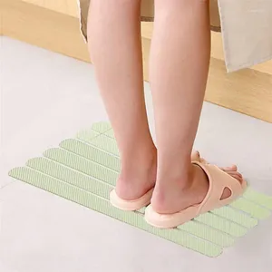 Banyo Paspasları 12 PCS Aydınlık Slip Stick Sticker Su Geçirmez Küvet Kauçuk Yapıştırıcı Yepyesi Döşeme Güvenlik Bandı Mat Banyo Malzemeleri