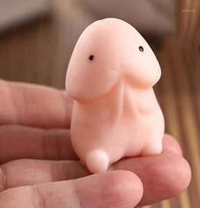 Party Favor Cute Penis Shape Slow Rebound Pu Squishy Toy Rising Stress Relief Toys Relax Intestant gåvor19154506