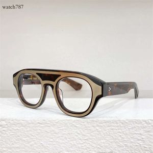James Tart 600 Optyczne okulary dla unisex retro w stylu retro przeciwzakręgatkowatym Lekkie Lens Plane z pełną ramą okulary z pudełkiem