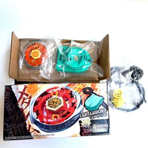 4d Beyblades genuino Takara Tomy Burn Fireblaze 135ms Phoenix Beyblade BB59 - con lanciarazzi