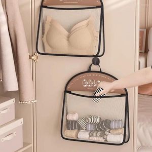 Storage Bags Large Capacity Mesh Bag Underwear Socks Garbage Artifact Reusable Toys Holder