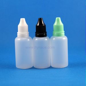 30 ML LDPE Plastic Dropper Bottles With Tamper Proof Caps & Tips Thief Safe Vapor Squeeze thick nipple 100 Pieces Iffvq Eqmti