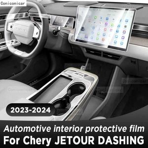 Outros acessórios de interiores para Chery Jetour Dashing X-1 2023 2024 Caixa de engrenagens Tela de navegação do painel Automotivo Automotivo Anti-arranhão T240509