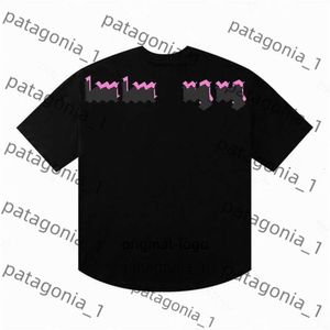 Kąty palmowe T Shirt Tops Summer Loose Thirt Thirt Fashion Casual Shirt Street Street Cute T Shirts Męs Kobiety Palm Kątki Wysokiej jakości unisex para 542B