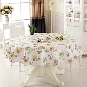Tkanina stołowa 150 cm kuchenna Cover Cover imprea odporna na olejek domowy w kwiatowy jadalnia wodoodporna w kraju dekoracja w stylu wiejskim