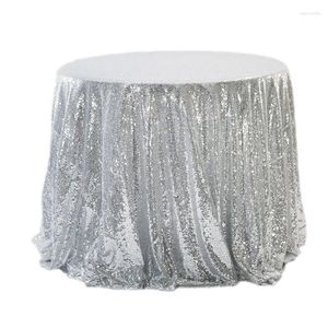 Tale de mesa de ouro rosa lantejoula de lantejoula glitter bordada toalheira