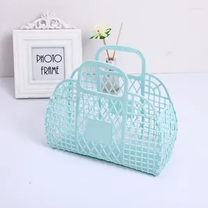 Storage Bags Fruit Vegetable Toys Large Plastic Food Basket Bathroom Jewelry Be Disassembled Shopping