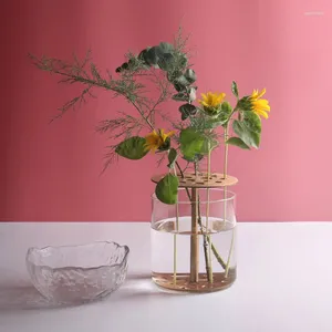 Вазы гидропонные прозрачные стеклянные вазы