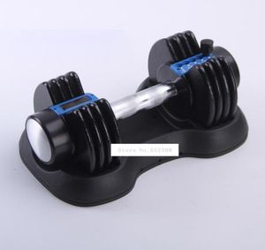 1pc 25lb einstellbare Hantel schnelles Gewicht für Männer -Übungsausrüstungstraining Arm Muscle Fitness PVC Dumbbell4320964