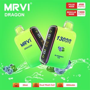 100% oryginalny pasek geekowy 15000 Puff Do dyspozycji Vape Pen MRVI Dragon 13000 6500 20 ml Prefilled 650 mAh Smart Screen Bateria