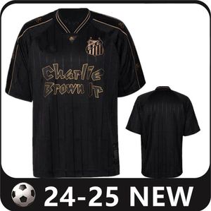 ヴィンテージクラシックレトロサッカージャージNeymar JR 2024 2025 Santos Football Shirt 24 25 SpecialバージョンKIT CAMISETA DE FUTBOL TOP