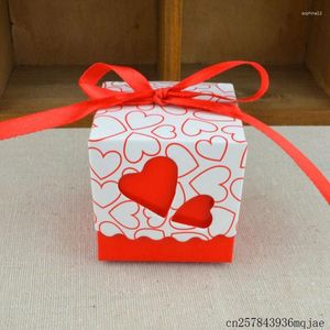 RAGAZZO RAGAGGIO 2000 pezzi Cavalchi di caramelle a cassabon Boxs Love Heart Wedding Borse