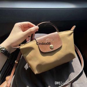 Französische Mini Frauen Crossbody Bags Knödelbeutel Nylon Handtasche Unterarmtasche Einzelschulter Einkaufstasche