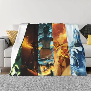 Cobertores Avatar o último Sofá Plaid Sofá Decoração de flanela de flanela Decoração de arremesso fino para camas de viagem