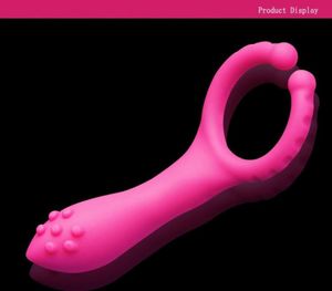 Prodotto sexy adulto G Spot stimolazione spot vibratore per uomini donne silicone prostata massaggio vibrazione clip giocattolo sesso per flirting di coppia 2738926