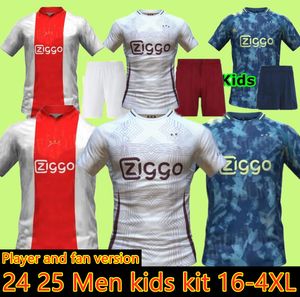 Fans Player 24 25 Tadic Soccer Jerseys Bassey Berghuis Third Black Kit Klaassen Bergwijn Marley 2024 2025 Home Away Football Shirts Men Kids Uniforms Cruyff 3xl 4xl