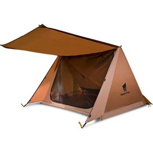 Tents and Shelters Outdoor Ultralight Camping Tent (Pole less) 2-Person Sun CanopyQ240511