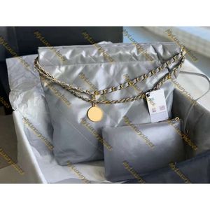 Chanely 새로운 쇼핑백 디자이너 22Bag 가죽 고용량 체인 가방 마리