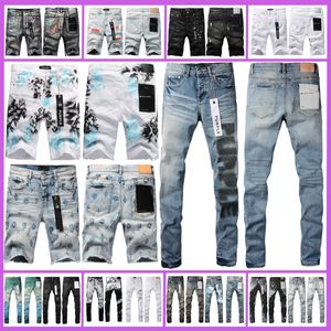 Designer Jeans lila Marke Jeans Shorts Männer Frauen Hosen Purpur Jeans Shorts Sommer Hight Qualität Stickerei Denim Hosen Herren Purpur Jeans Shorts wahre Jeans