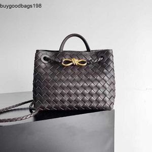 Bottegvenets Andiamos أكياس جديدة للكتف كيس غنم جلد واحد من نساء Crossbody Andiamo Prosatile المنسوجة من Baodibv نفس النمط frj