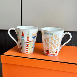 En ny generation av utsökta och unika barns roliga Bone China Cup, Par Cup, Milk Breakfast Cup, Classic Creative Micro Luxury Office Tea Cup, Water Cup