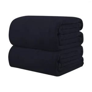 Одеяла 50x70 см фланелевые одеяло Тонкое механическое мытье сплошное цвет Супер теплый мягкий бросок на диван