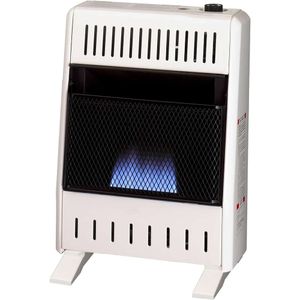 Procom ML100TBABV Ventless Propangasblau Flammenflammheizung mit Thermostatkontrolle für den Gebrauch von Heim und Büro - 10.000 BTU erhitzt bis zu 500 m²