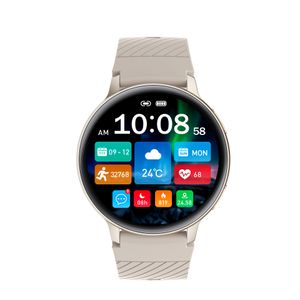 Hot Selling Smartwatch med 1,39-tums rund skärm, Bluetooth-samtal, stegantal, blodtryck, flera idrottslägen, väder