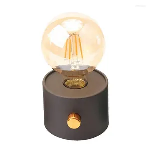 Lampade da tavolo Lampada da scrivania retrò carina campeggio Lantern Light Creative Desktop decorativo creativo per la casa