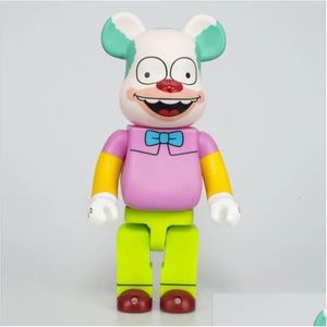 Geschenksätze Decked -tellerning -Objekte Figuren 28 cm 400 Bearbrickly für Ka -Figuren Cartoonblöcke tragen Puppen PVC Sammlermodelle Spielzeug Otyng