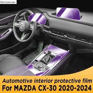 Другие внутренние аксессуары для Mazda Cx30 20202024 Панель передачи панели передач навигационные навигации Экран автомобильный интерьер ТПУ