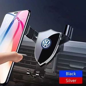 Autoaufkleber Auto -Telefonhalter Schwerkraftluftlager -Clip GPS -Mount Ständer für Volkswagen Golf 5 Polo Golf 6 Golf 7 Zubehör T240513