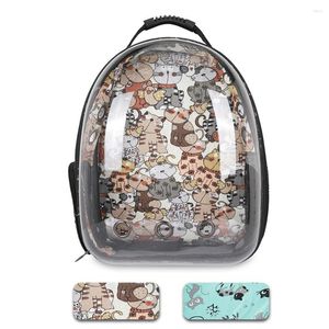 Cat Carriers For Small Dogs Cats Breathable Backpack Space Outdoor Pet Shoulder Bag Transparent Travel Carrier