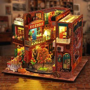 Architecture/DIY House DIY Big Doll House With Furniture Wooden Miniature Dollhouse Toys for Children Birthday Gifts ES009