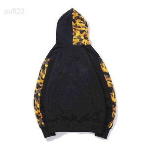 2021 Jacke Kopfbade Tarn Tarn Sweatshirt Schwarz Camo Wide Full Reißverschluss Hoodie Größe großer 2xl heißer Zruq