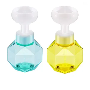 Liquid Soap Dispenser 2 Pcs Shower Gel Bottle Foaming Plastic Travel Bottles Empty Containers