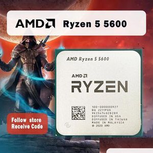 Cpus Ryzen 5 5600 R5 35 Ghz 6Core 12Thread Cpu Processor 7Nm L332M 100000000927 Socket Am4 No Fan 231120 Drop Delivery Computers Netwo Otucw