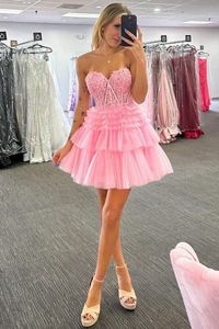 Gorąca różowa sukienka na bal