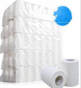 Ткани из туалетной бумаги 4layer мягкая туалетная рукалка гладкая 4 -й туалетная ткань бумажное полотенце KKA77031724966