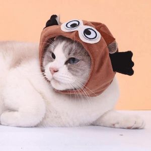 Dog Apparel Pet Headgear Cat Hat Headwear Cosplay Accessories Cartoon Style Soft Plush Universal Keep Warm Comfortable Po Props Winte