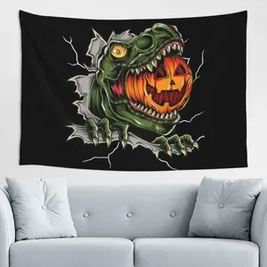 Tapestries Happy Halloween Pumpkins Craft En mysig atmosfär med den elegans som inte är blekande sängen Dekorativ filt Creative Cute Cartoon